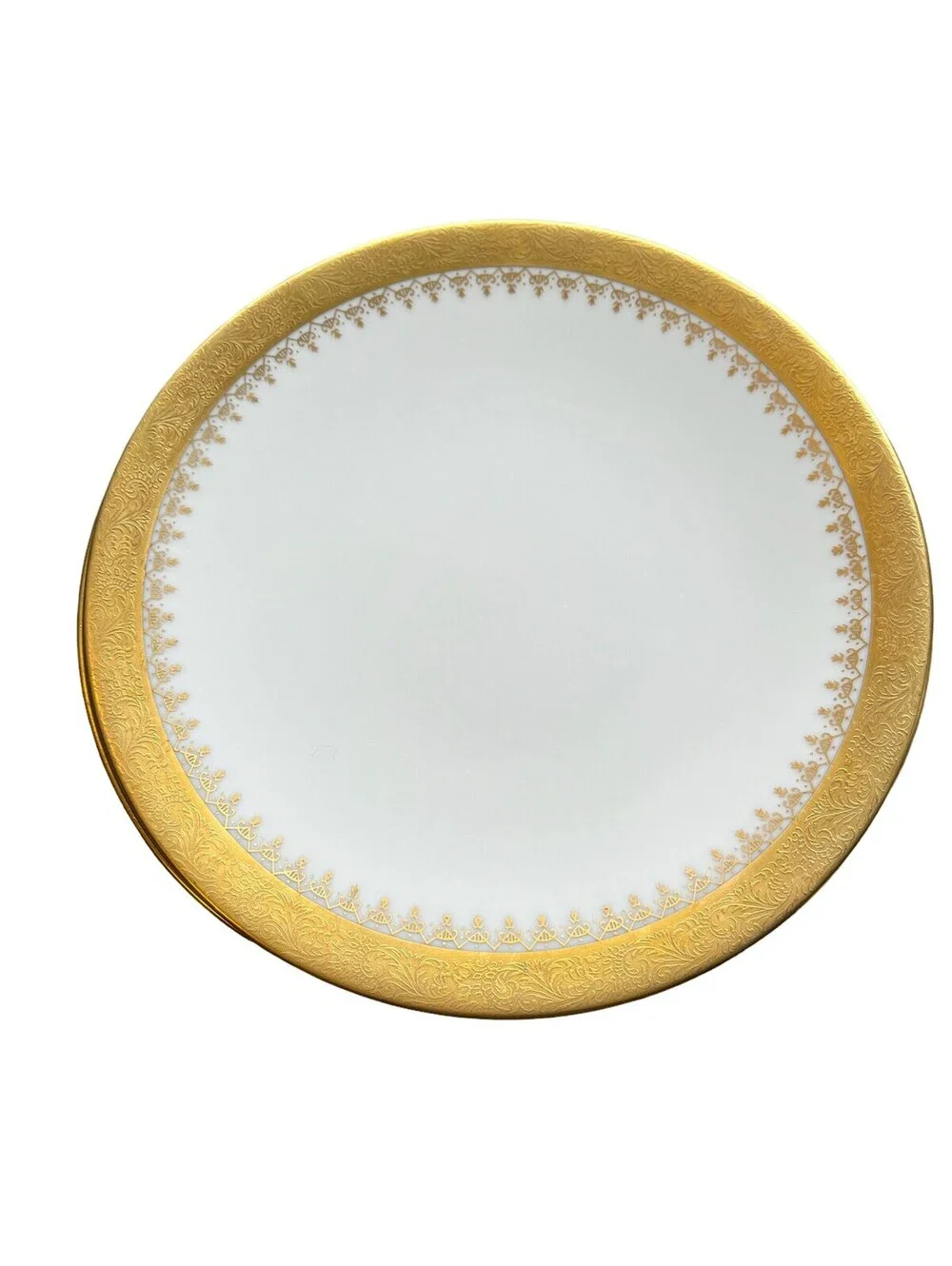 Vintage Seyei Plates with Gold Filigree Edge - Set of 6